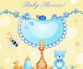 Cute baby cards creative design graphics vector 04