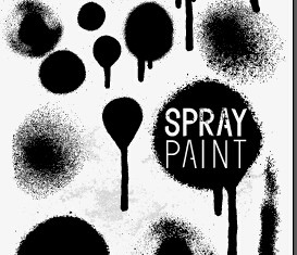 Different ink marks effect vector 01