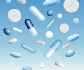 Different tablets and capsules design vector 03