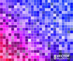 Gloss color mosaic background graphic vector 02