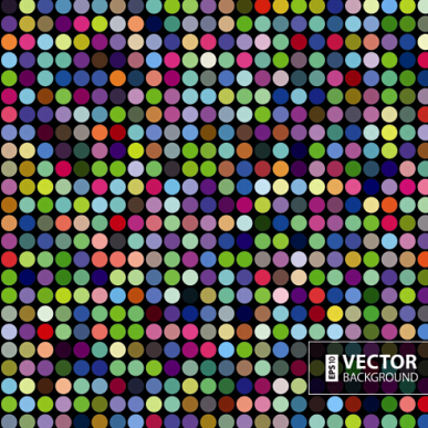 Gloss color mosaic background graphic vector 03