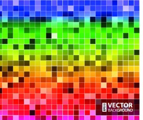 Gloss color mosaic background graphic vector 05