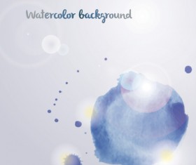 Halation watercolor background art vector