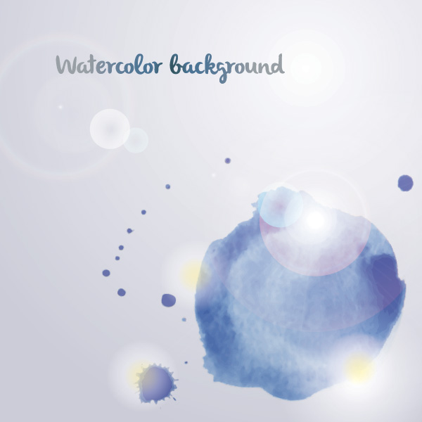 Halation watercolor background art vector