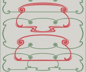 Hand drawn border vector art 02