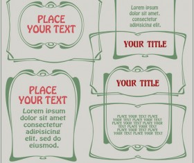 Hand drawn border vector art 03