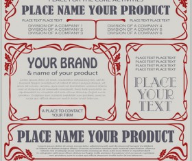 Hand drawn border vector art 04