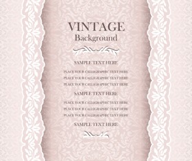 Luxury design vintage backgrounds vector 01