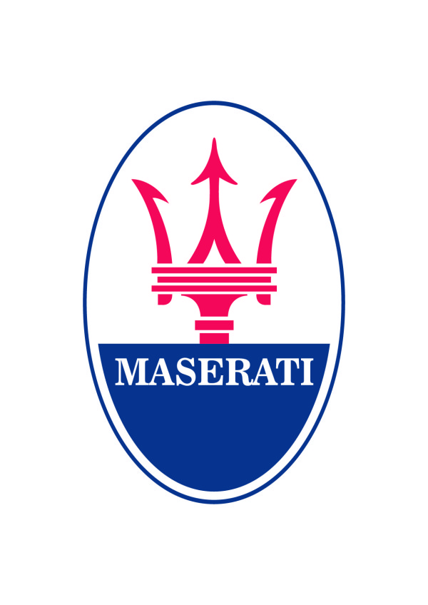 Maserati logo design vector material