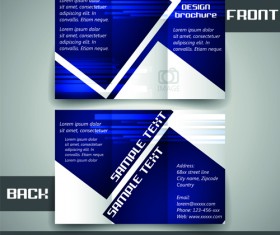 Modern tri-fold business brochure cover vector 02