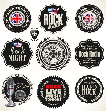 Quality label with badge vintage style vector 10