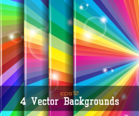 Disco Rainbow vector background 03 free download