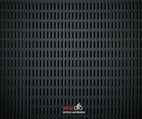 Realistic black metallic background vector 02