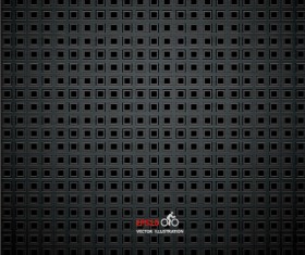 Realistic black metallic background vector 03