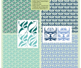 Retro decorative pattern seamless vector graphic