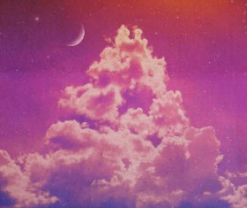 Retro night sky vector background 01