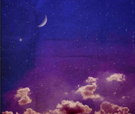 Retro night sky vector background 02