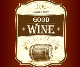 Retro wine creative poster vector 01