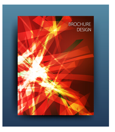 Set of magazine and brochure cover vector 01
