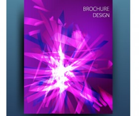 Set of magazine and brochure cover vector 04