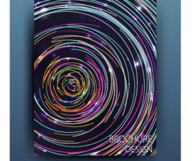 Set of magazine and brochure cover vector 05