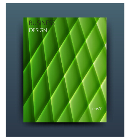 Set of magazine and brochure cover vector 07
