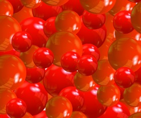Shiny colored balls background vector material 02