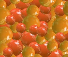Shiny colored balls background vector material 04