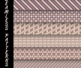 Various decorative seamless pattern vector set 03