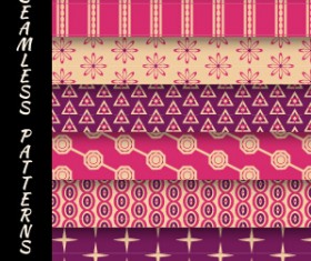 Various decorative seamless pattern vector set 05