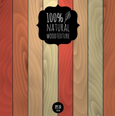Vector natural wood background graphics 01