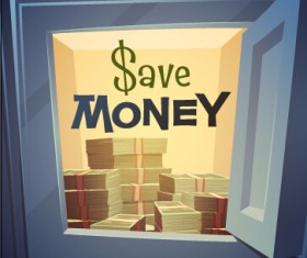 Vector retro advertising poster template material 03