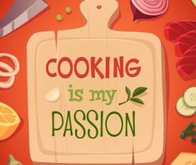 Vector retro advertising poster template material 05