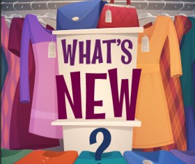 Vector retro advertising poster template material 08