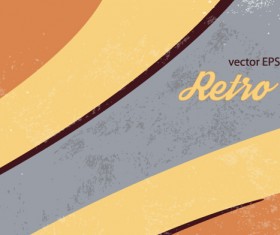 Vector set retro grunge background graphics 03