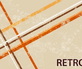 Vector set retro grunge background graphics 06
