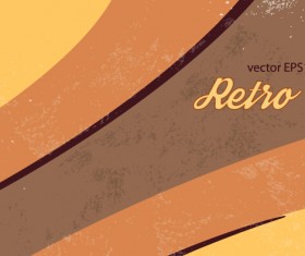 Vector set retro grunge background graphics 07