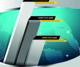 Vector templates modern business design graphics 01