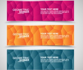 Vector web banners creative design graphics set 09