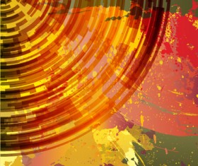 grunge colored background illustration vector 03