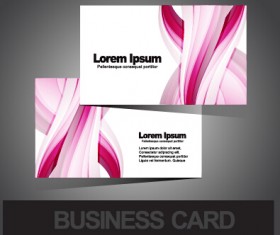 Abstract dynamic lines cards vector material 01