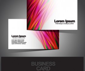 Abstract dynamic lines cards vector material 04