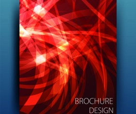 Abstract light rays cover design vector 04