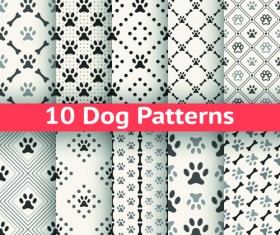 Beautiful decorative pattern seamless vector set 05