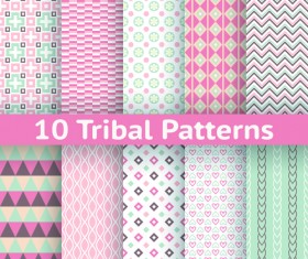 Beautiful decorative pattern seamless vector set 06