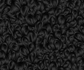 Black elements seamless pattern vector