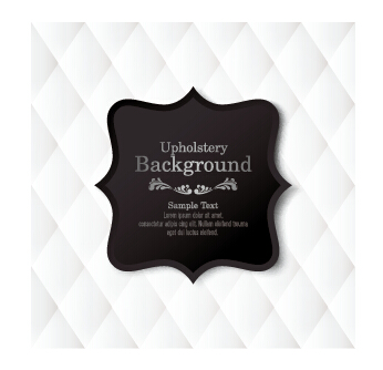Black label with background vector 01