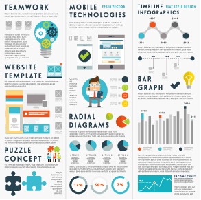 Business Infographic creative design 1965