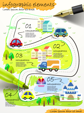 Business Infographic creative design 1969