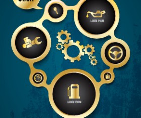 Business Infographic creative design 1973